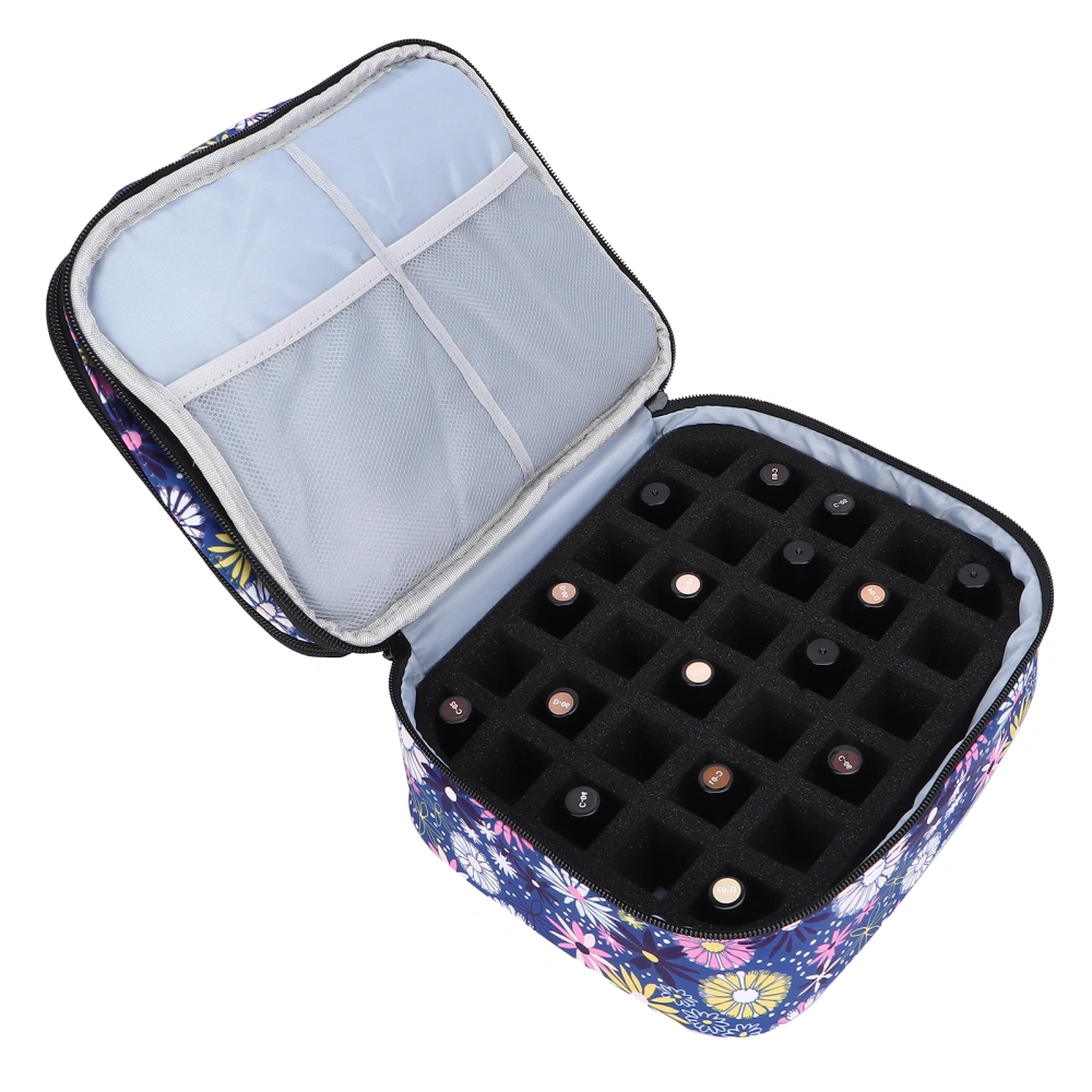 Nail Polish Carrying Case Portable Nail Polish Manicure Tool Double Layer Organizer Bag