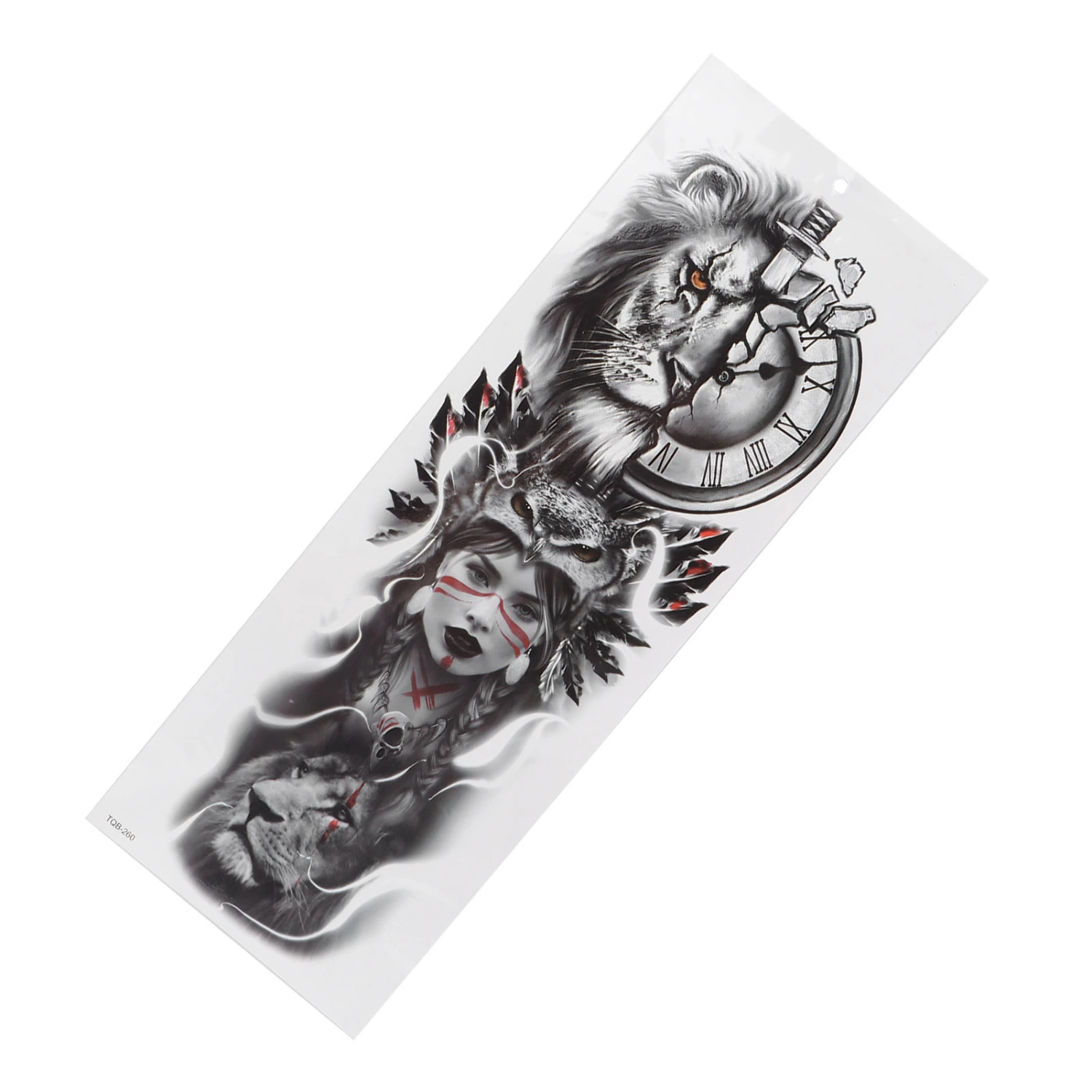 Full Arm Temporary Tattoo Sticker Waterproof Tattoo Body Stickers Fake Body Art Tattoos260