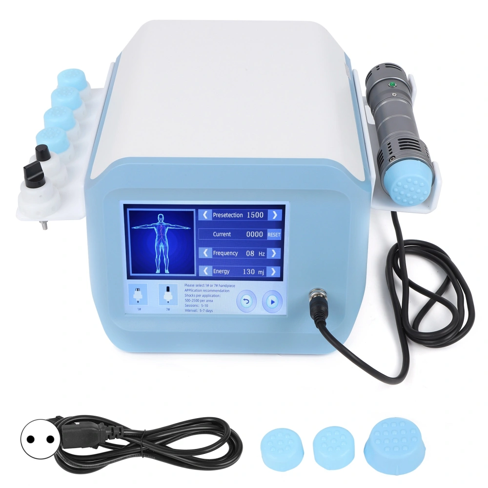 ED Shockwave Therapy Machine Pain Relief Lumbar Muscle Deep Massage Instrument 110-220VEU Plug