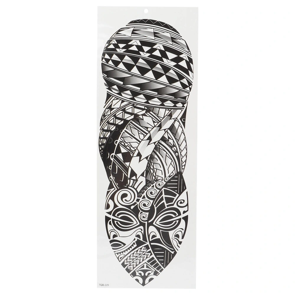 Natural Temporary Tattoo Sticker Male Female Full Arm Waterproof Body Art Tattoo StickerTQB-229