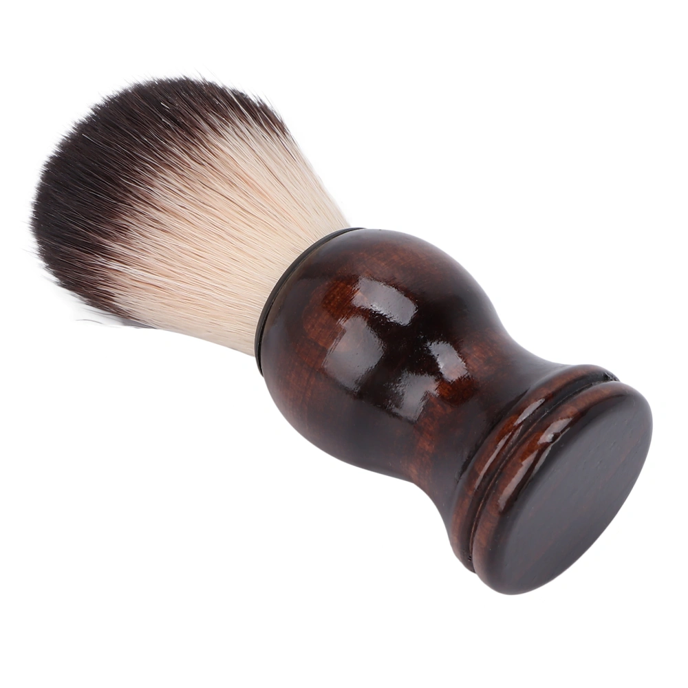 Soft Hair Shaving Brush Barber Shaving Foam Brush Wood Handle Beard Shave Cleaning Brush