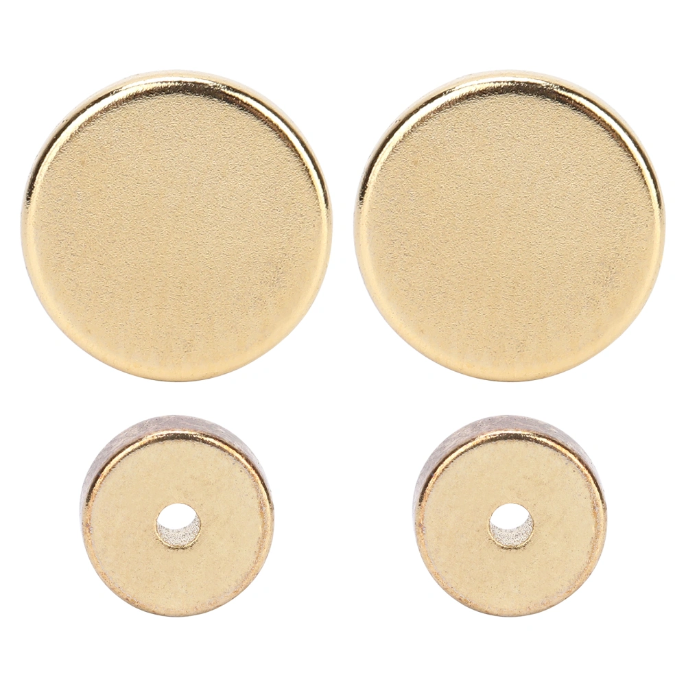 Weight Loss Magnetic Therapy Earring Magnet Slimming Acupoints Stimulating Ear Stud GoldWith Holes