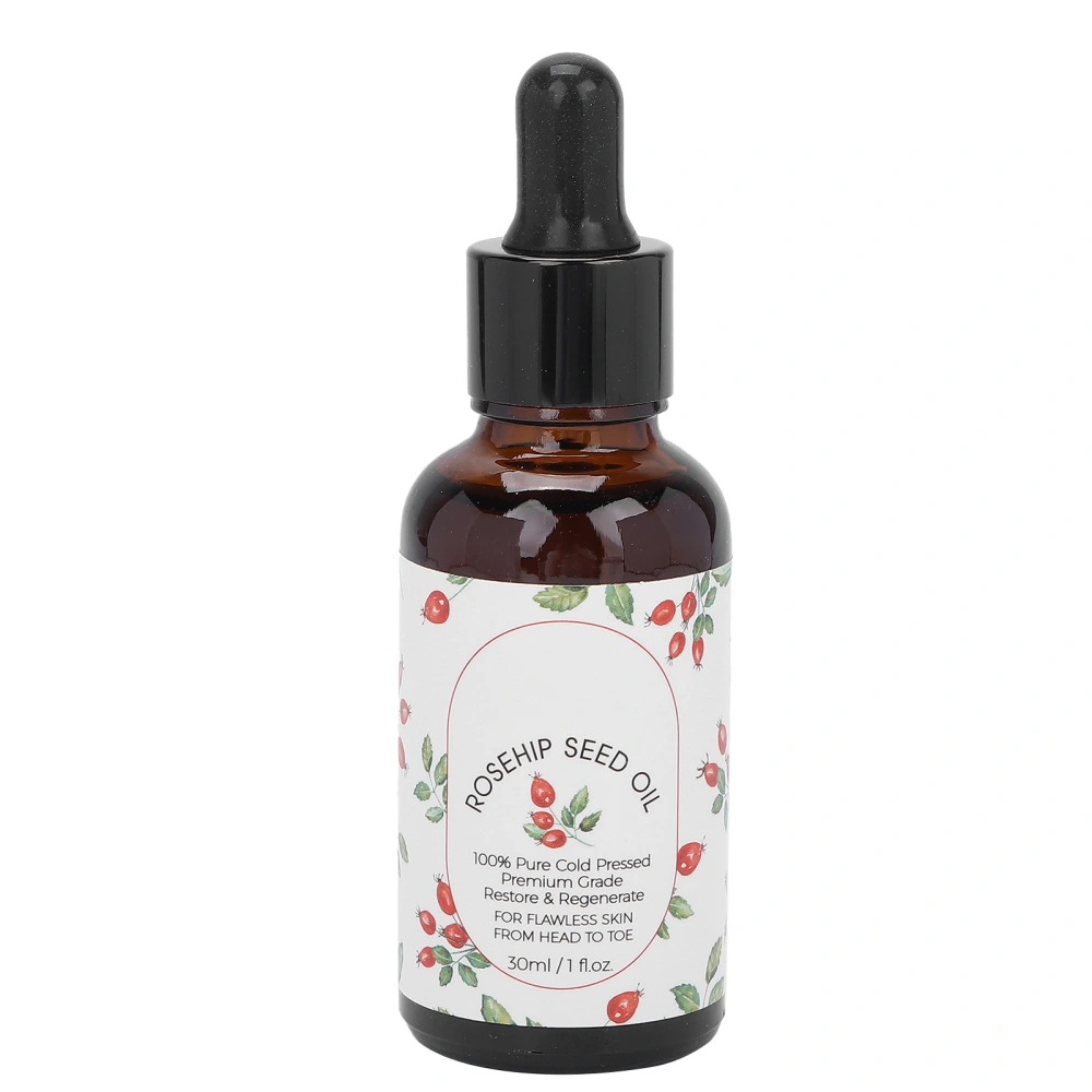 Miwee 30ml Organic Rosehip Seed Essential Oil Moisturizing Aromatic Oil Skincare Massage Oil