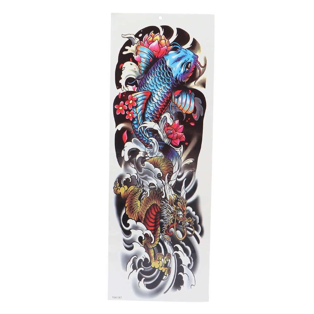 Waterproof Full Arm Tattoo Sticker Unisex Exquisite Pattern Temporary Tattoo StickerTQB‑087