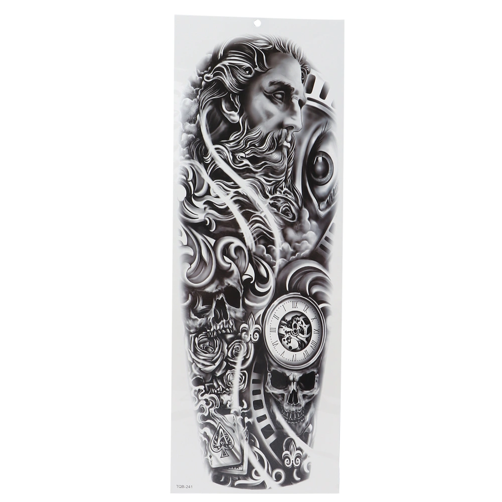 Temporary Tattoos Unisex Waterproof Long Lasting Full Sleeve Arm Fake Tattoo StickersTQB-241