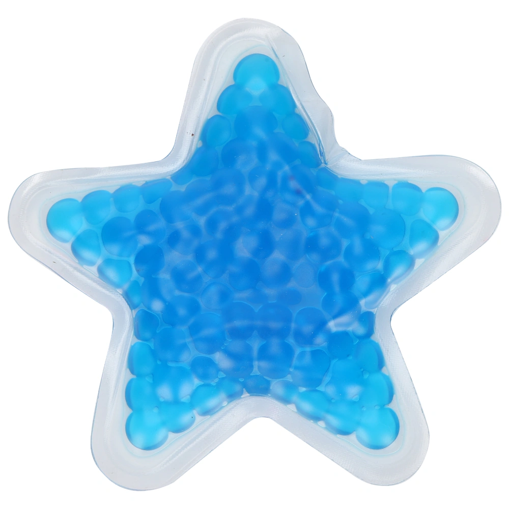 Gel Beads Ice Pack Reusable Star Shaped Pain Relief Heating Cooling Pad for Home Beauty Salon