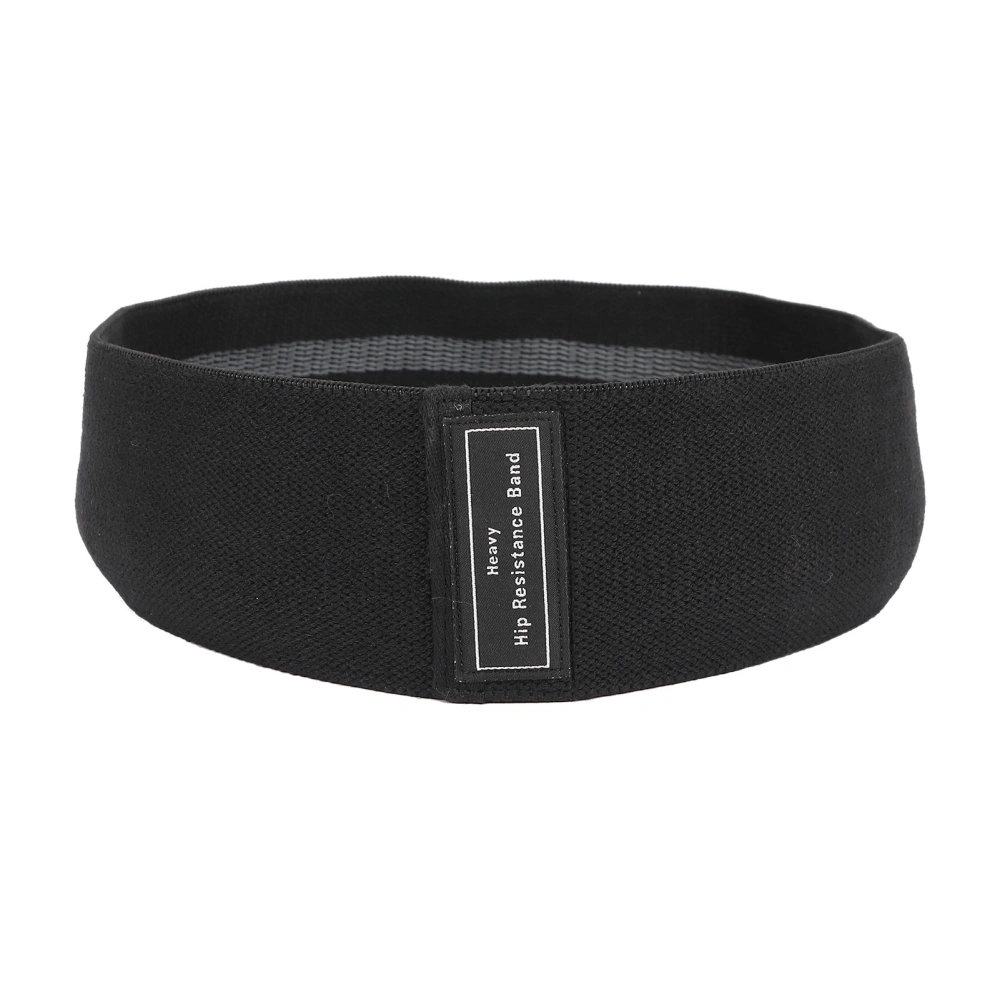 Exercise Resistance Band NonSlip Fitness Elastic Stretching Workout Band Pull Strap Belt(Black )