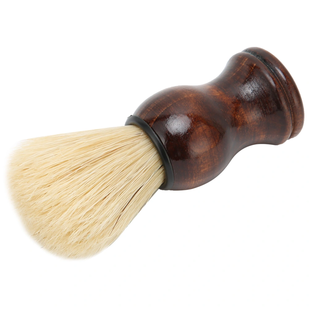 Lightweight Beard Shaving Brush Wooden Handle Shaving Brush Beard Shave Cleaning Brush