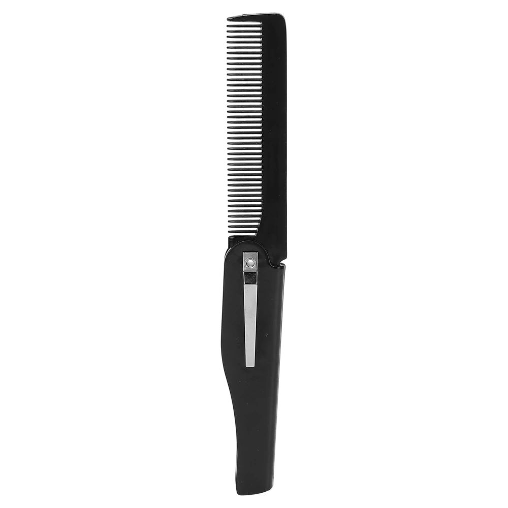 Folding Hair Brush Portable Pocket Size Smooth Oil Hair Mustache Beard Styling Comb