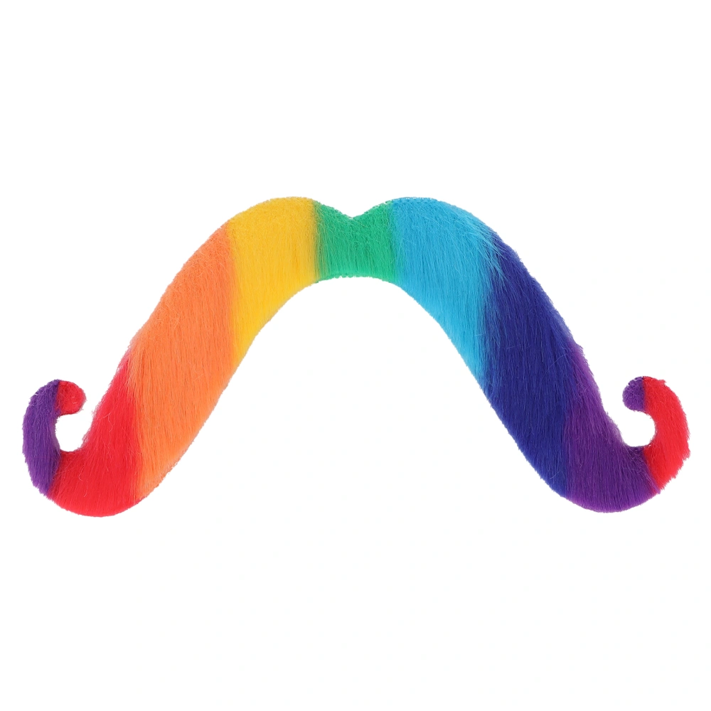 Fake Mustaches Novelty Colorful Simulation Costume Beard Moustache for Halloween Party