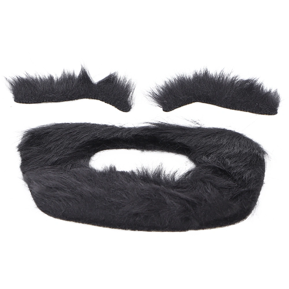 Fancy Costume Fake Beard Self Adhesive Beard Eyebrow Stickers Party Supplies Accessory