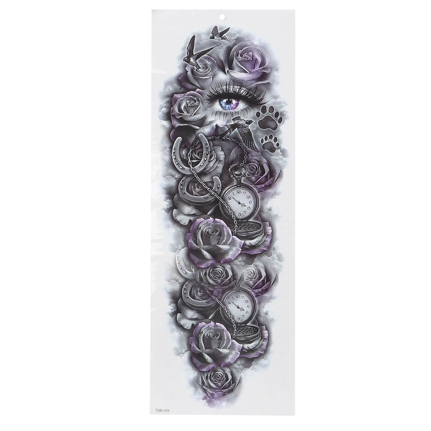 Makeup Fake Full Arm Temporary Tattoo Sticker Waterproof Body Art Tattoo Sticker TQB-004