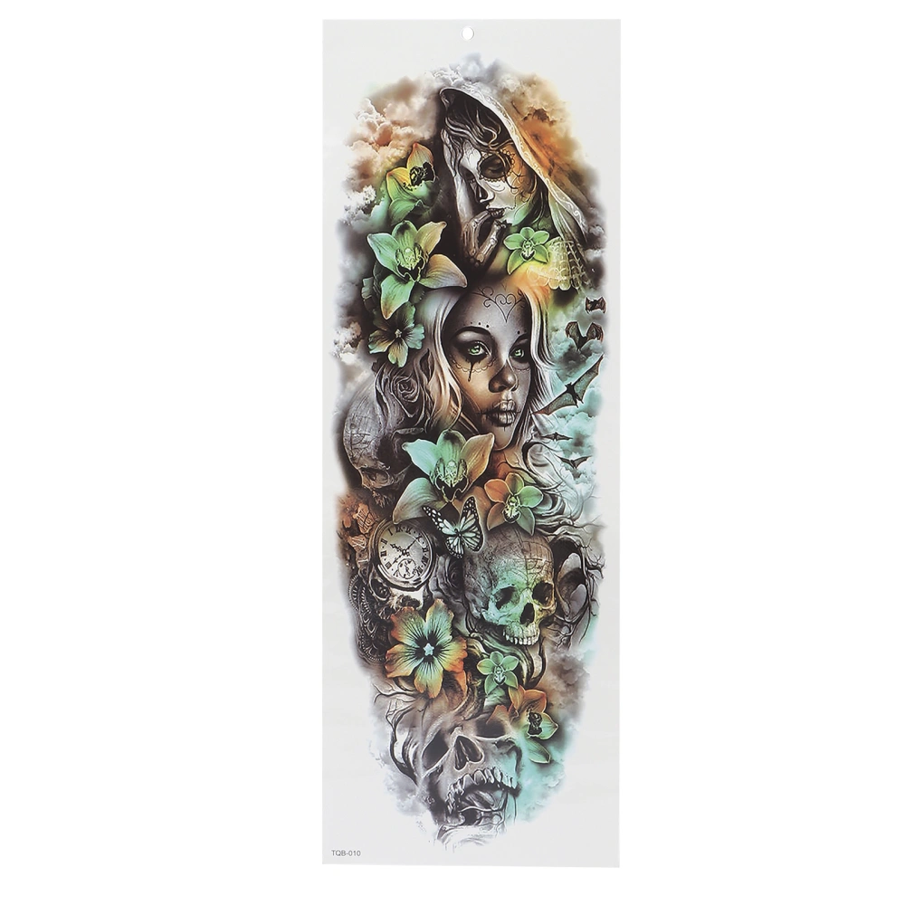 Full Arm Temporary Tattoo Sticker Waterproof Simulation Tattoo Sticker for Men Women TQB-010