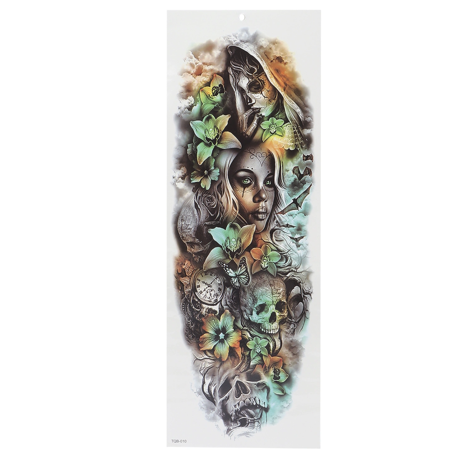 Full Arm Temporary Tattoo Sticker Waterproof Simulation Tattoo Sticker for Men Women TQB-010