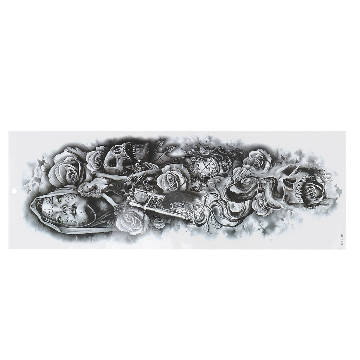 Makeup Fake Full Arm Temporary Tattoo Sticker Waterproof Body Art Tattoo Sticker TQB-001