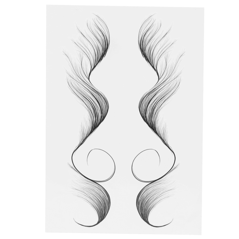 Hair Tattoo Sticker Edges Hairstyles Tattoo Edge Hair Waterproof Fake Hairline StickerHE-02