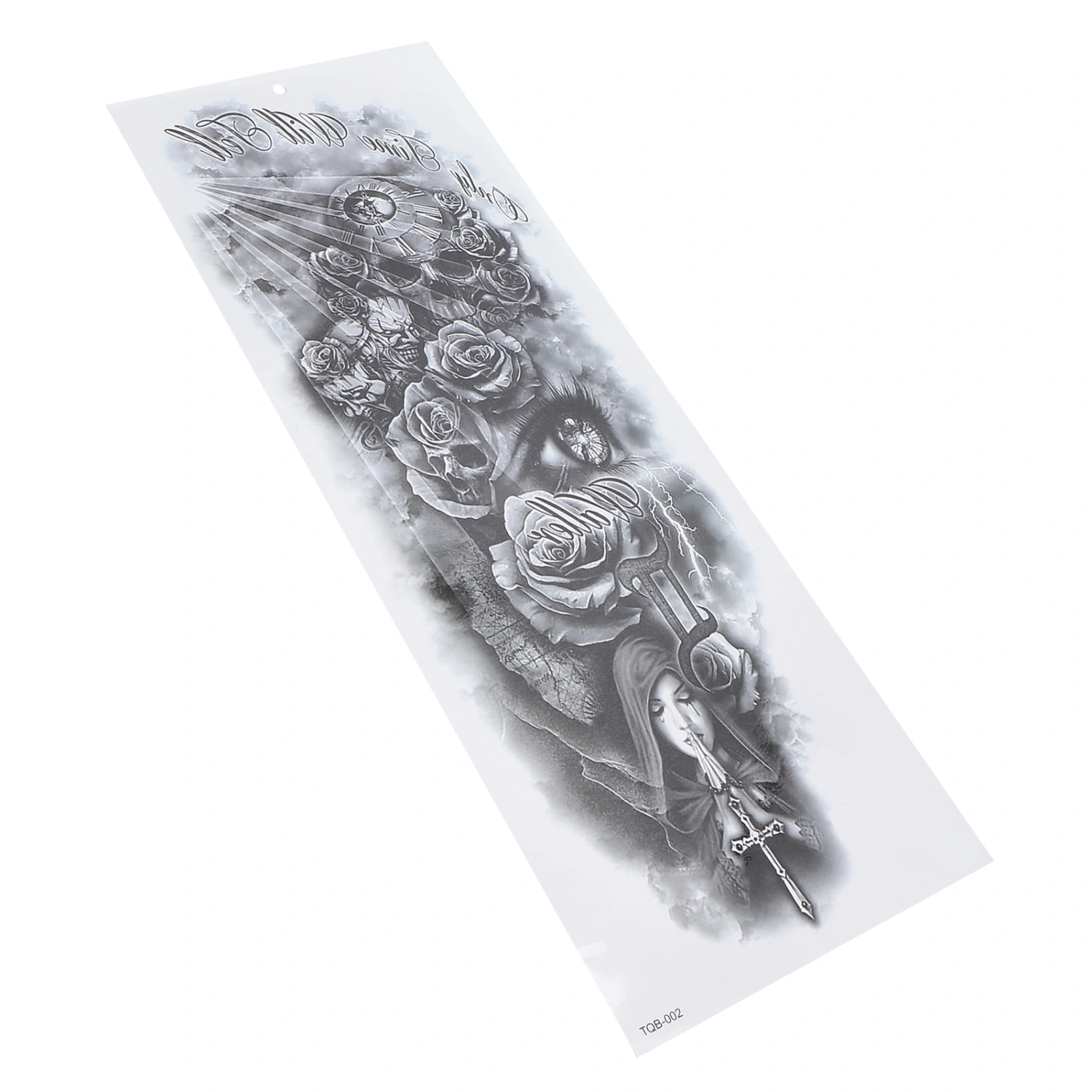 Makeup Fake Full Arm Temporary Tattoo Sticker Waterproof Body Art Tattoo Sticker TQB-002