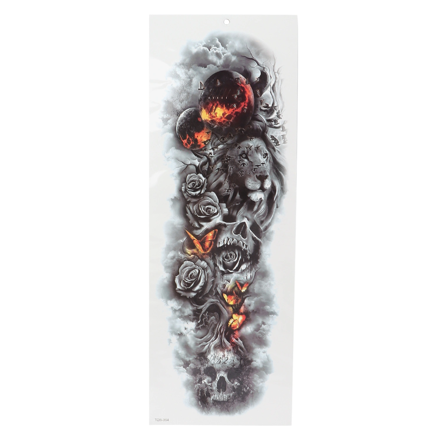 Full Arm Temporary Tattoo Sticker Waterproof Party Tattoo Sticker Decoration for Men WomenTQB-064