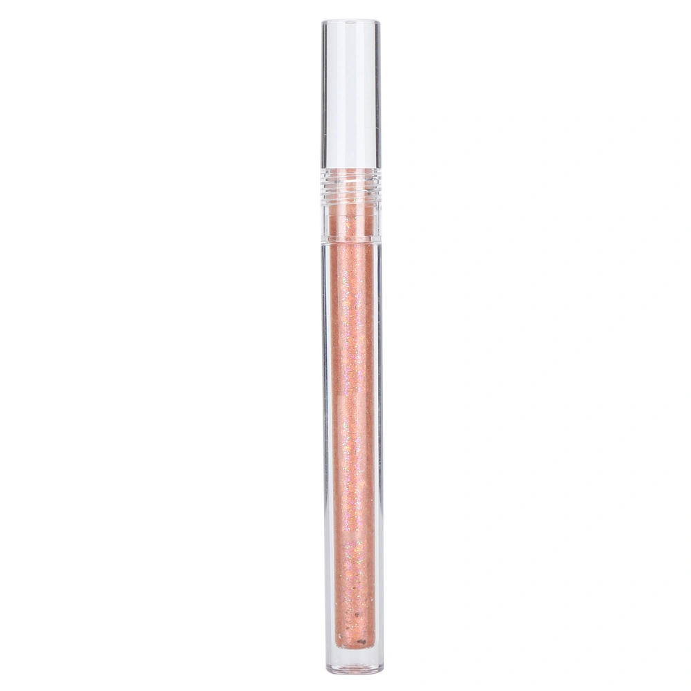 Long Lasting Liquid Glitter Eyeshadow QuickDrying Sparkling Eyeshadow for Stage Party 1.5g(#G02 Rose Gold Diamond )