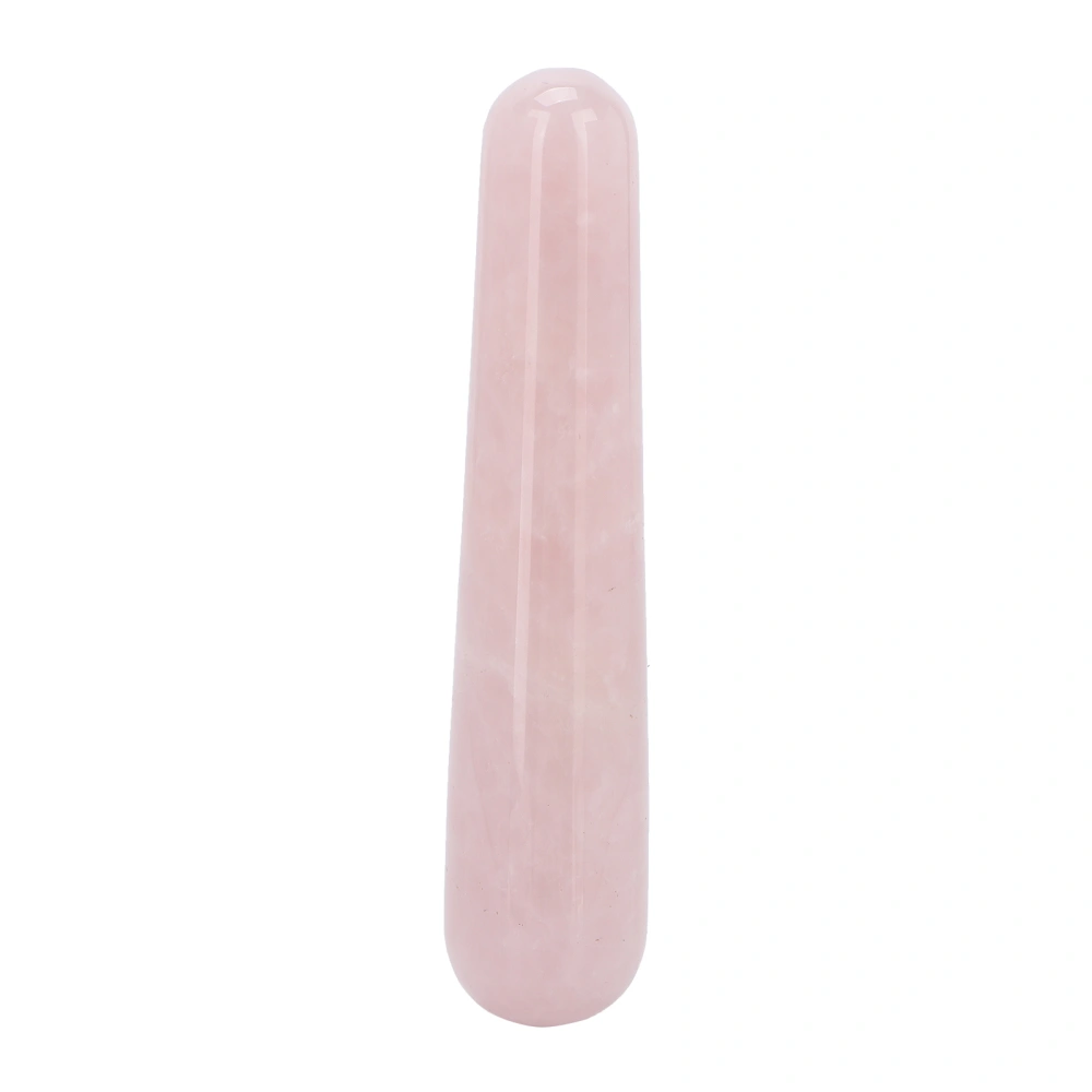 Jade Stone Massage Wand Stick Natural Rose Quartz Gua Sha Scraping Massage Tool