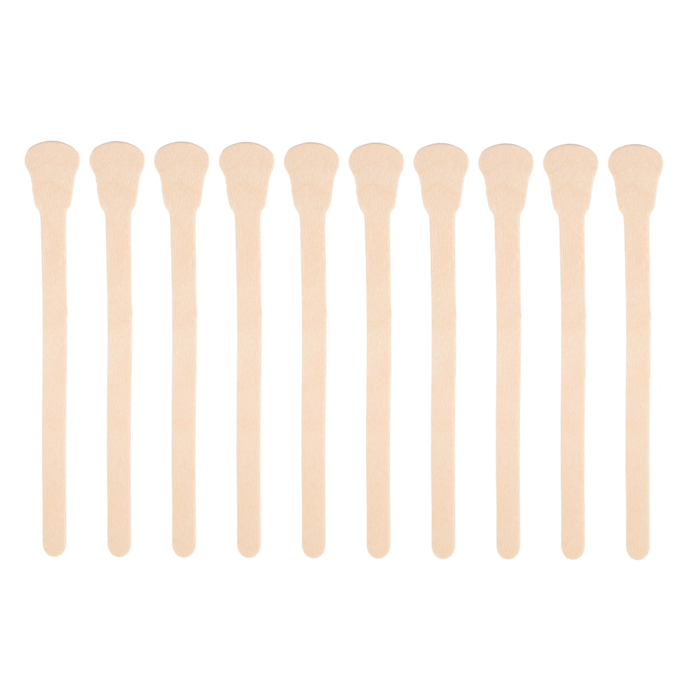 10pcs Guitar Shape Wooden Wax Sticks Facial Body Hair Removal Wax Spatulas Applicator Tool