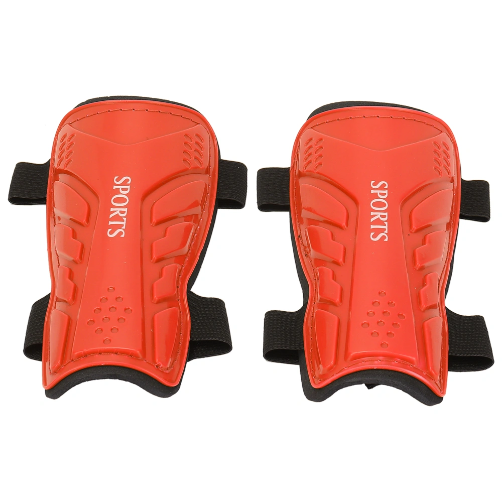 Football Shin Pads Guard Sports Soccer Protective Leg Protege Training Pads for ChildrenRed