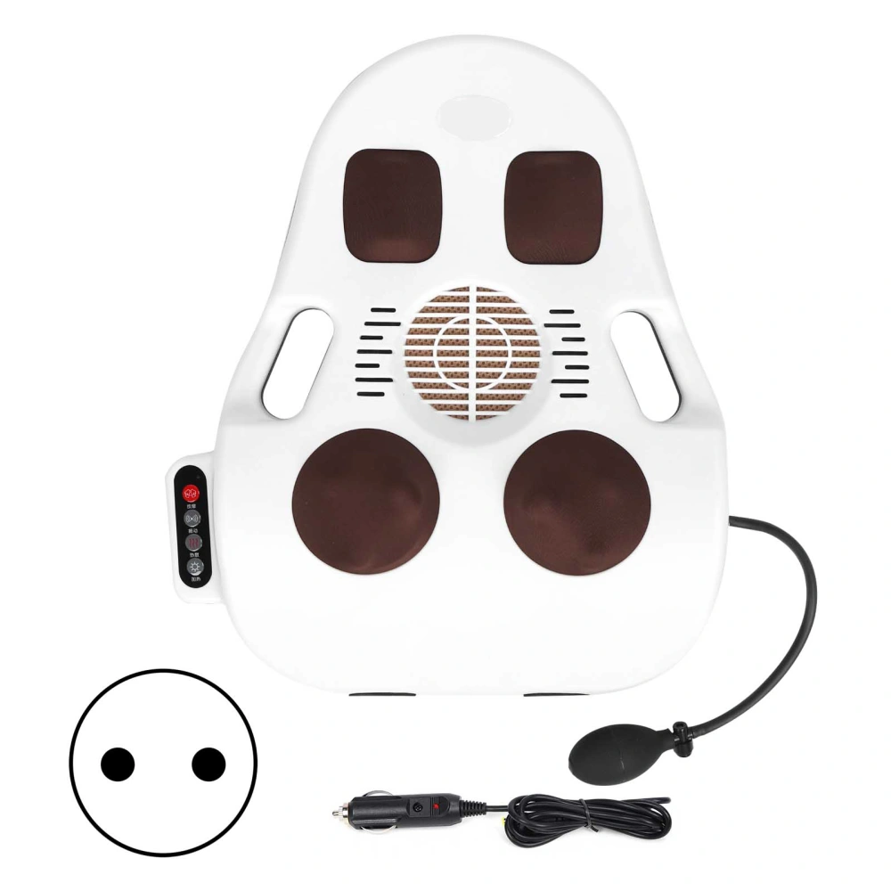 Body Massage Cushion Home Electric Kneading Heating Vibrating Massage Cushion 100‑240VEU Plug