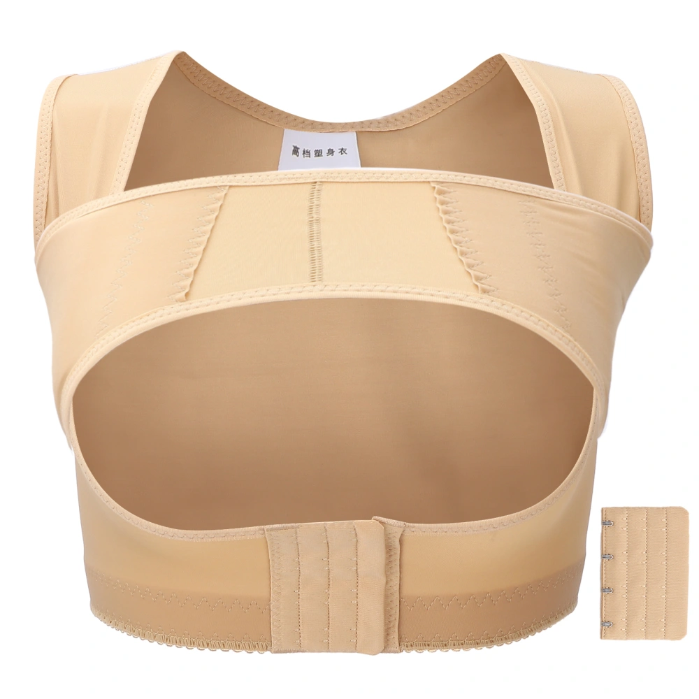 Chest Support Shapewear Breast Augmentation Support Band Wrap Stabilizer (Skin Color)XL