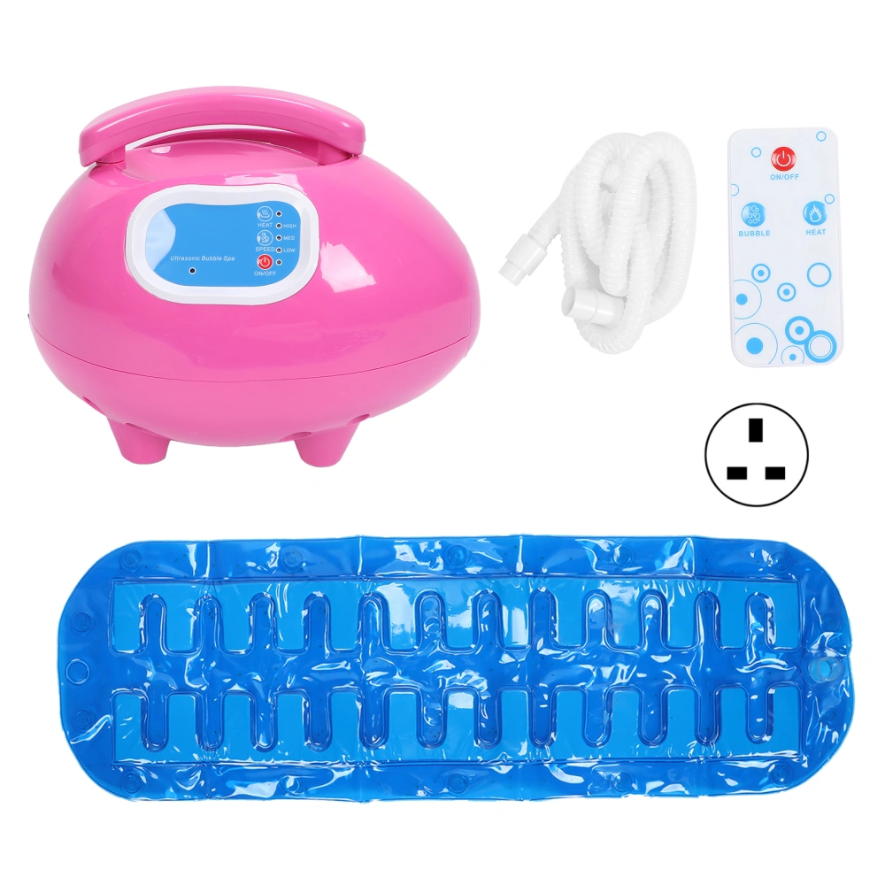 Electric Spa Bubble Bath Massager Home Bathtub Thermal Bubbling Massage Mat (3 Buttons)UK Plug 220V