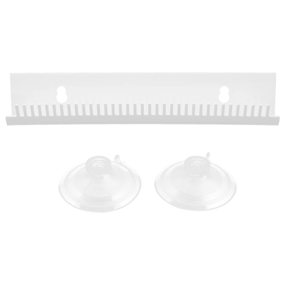 Hair Extension Holder U Shape WallHung Type Hair Color Style Display Bracket for Hair Salon(Large White)