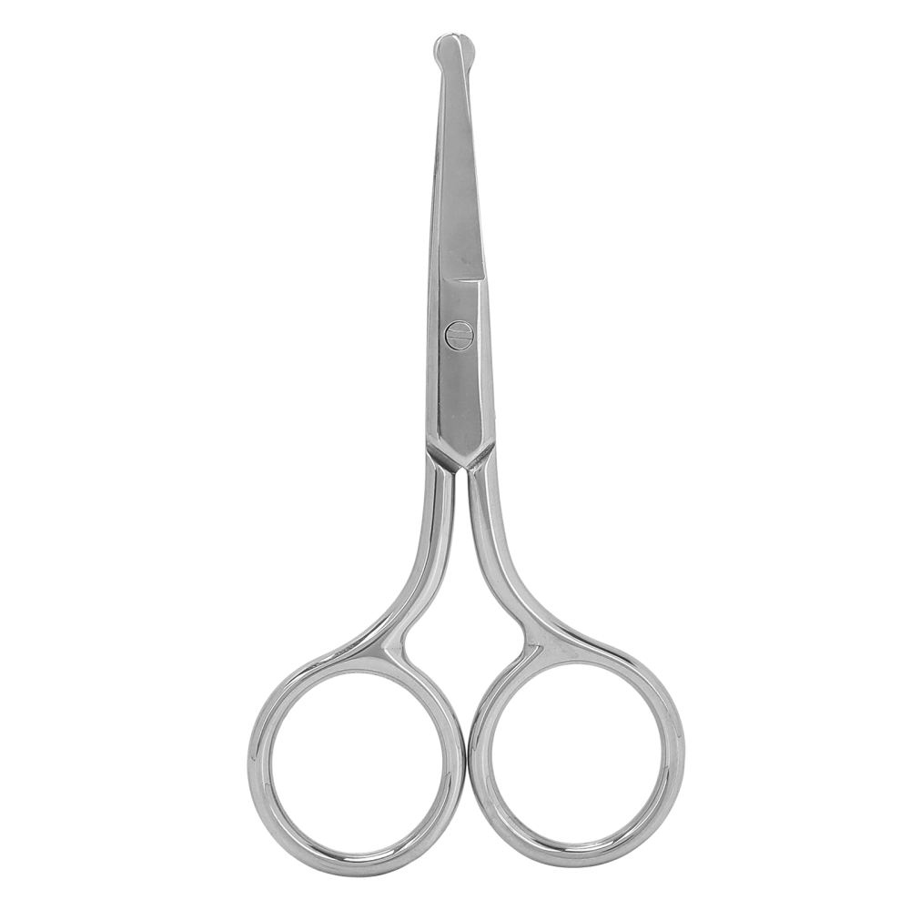 Nose Hair Scissors Stainless Steel Rounded Tip Scissors for Eyebrows Nose Moustache Beard(MJ-WB090 )