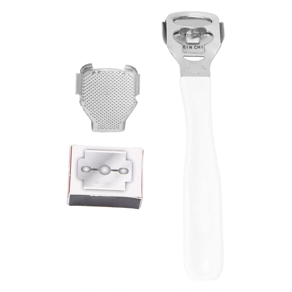 Professional Callus Shaver Foot Rasp Stainless Steel Foot Care Pedicure Tool for Home Use(MJJPS021 14.5cm 5.7in )