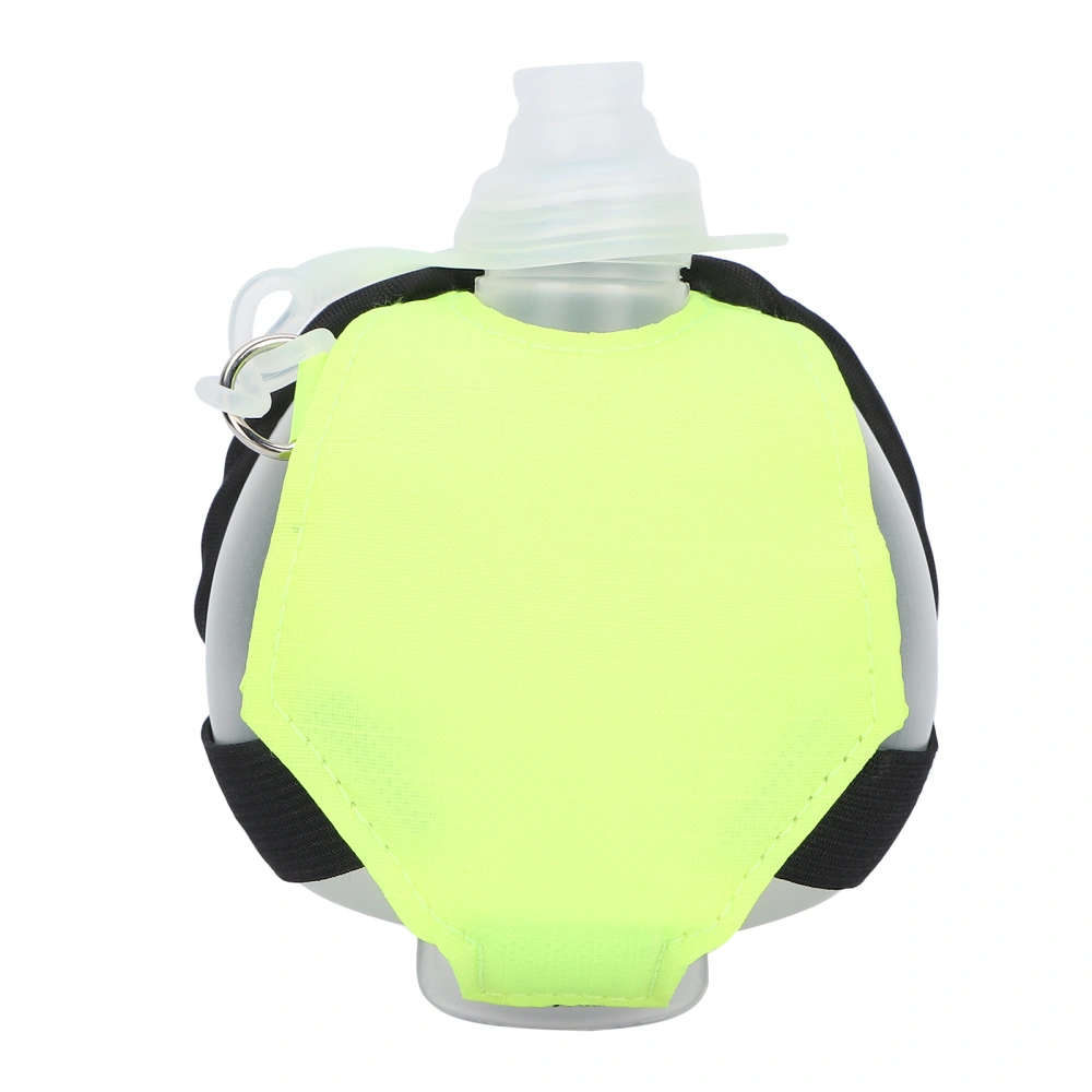 Sports Wrist Water Bottle Wearable HandsFree Silicone Portable Running Water Bottles(Green )