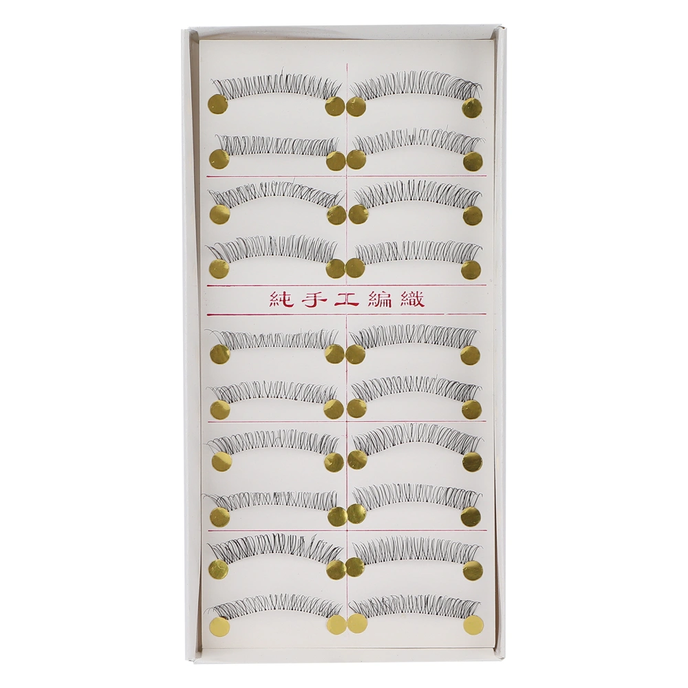 10 Pairs False Eyelashes 3D Handmade Natural Look Fake Cross Eyelashes for Makeup218