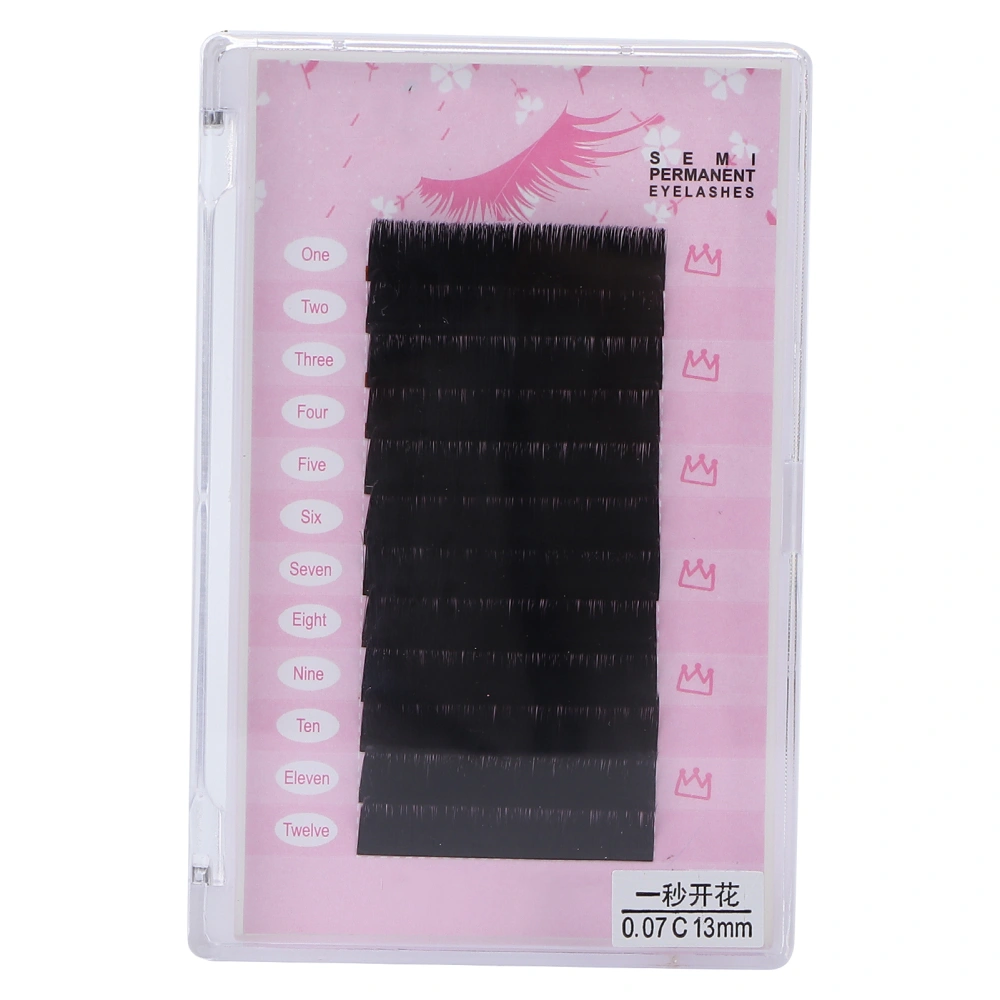 Women's Fluffy False Eyelashes Pack Long Extension Eyelashes Reusable Thick Fake Eyelashes13mm