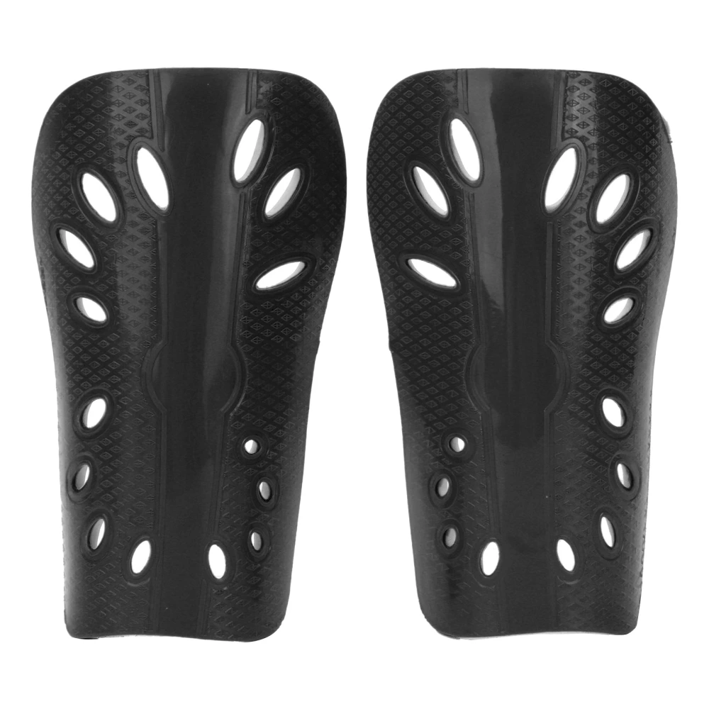 Children Soccer Shin Guards Perforated Breathable Protective Soccer Gear for ToddlersBlack