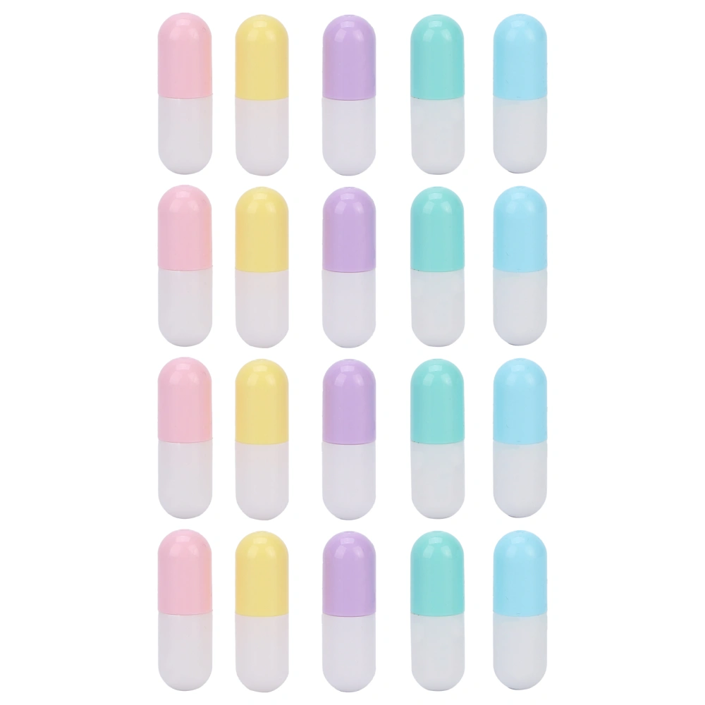 20pcs Empty Lipstick Tubes Mini DIY Lip Balm Bottles Sticks Case Cosmetic Container