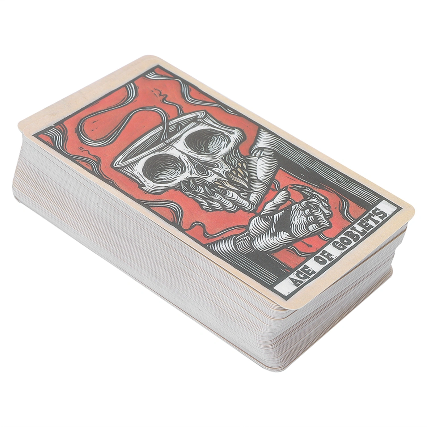 Unique Tarot Card Deck Portable Fate Divination Card Future Telling Board Game for Beginner