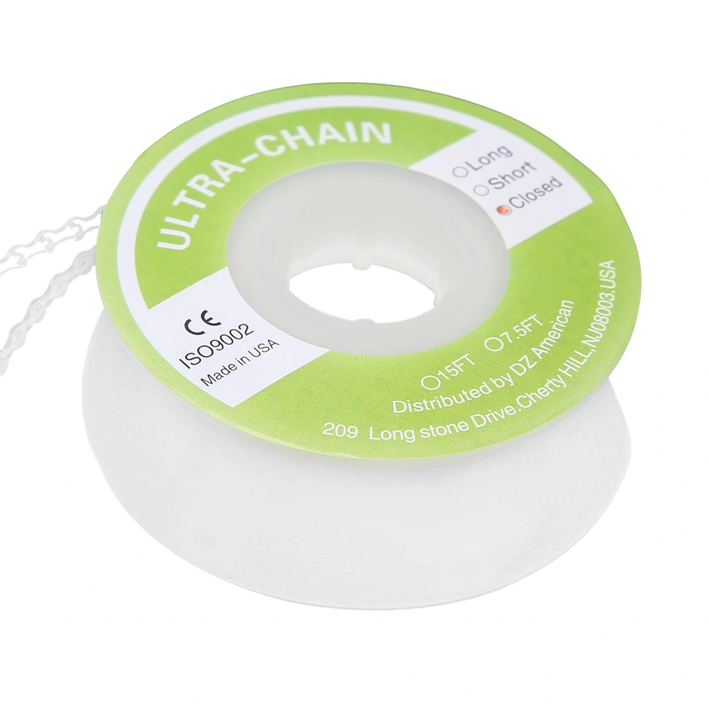 Rubber Dental Orthodontic Chain Flexible Elastic Dental Tooth Orthodontic AccessoryShort Distance