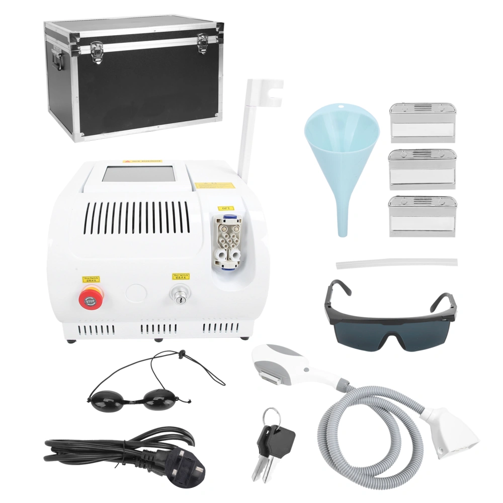 Multi Functional Ice Sense Hair Removal Machine Whitening Skin Rejuvenation Beauty Instrument(220V UK Plug)