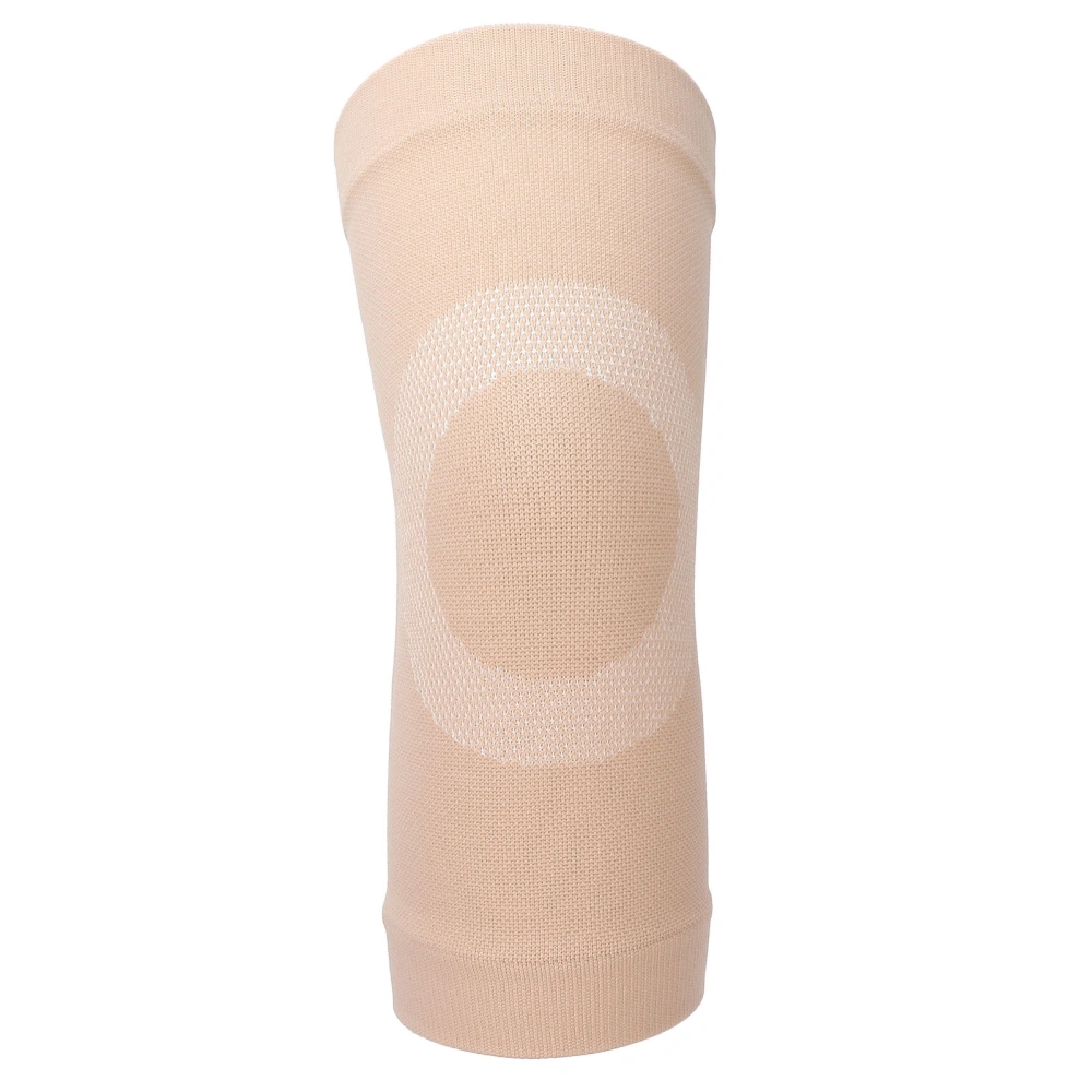 Breathable Compression Knee Sleeve NonSlip Nylon Knee Support Sleeve Knee Compression Brace(L )