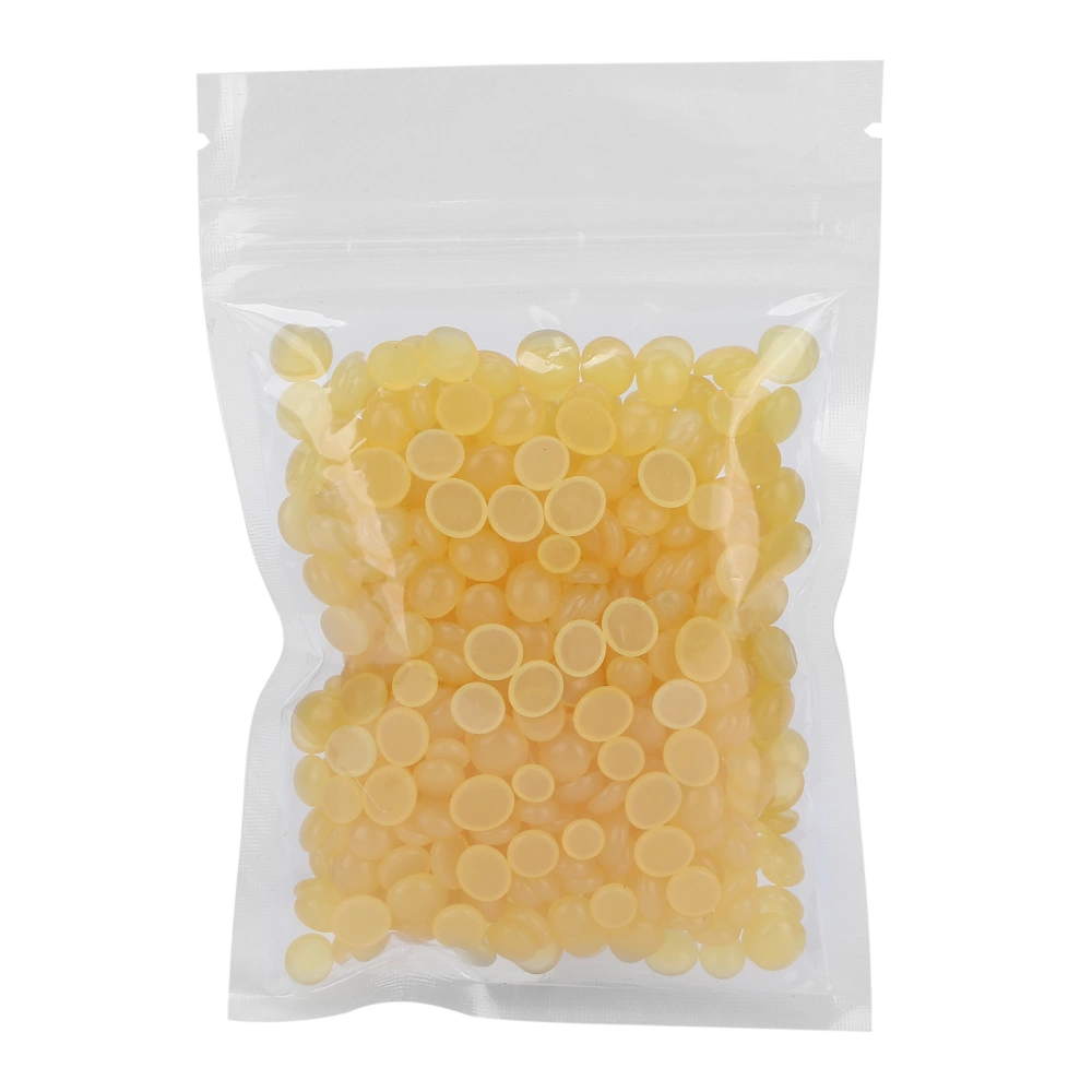 Depilatory Wax Beads Men Women Home Salon Hair Removal Hard Wax Bean Accessory 50gLemon