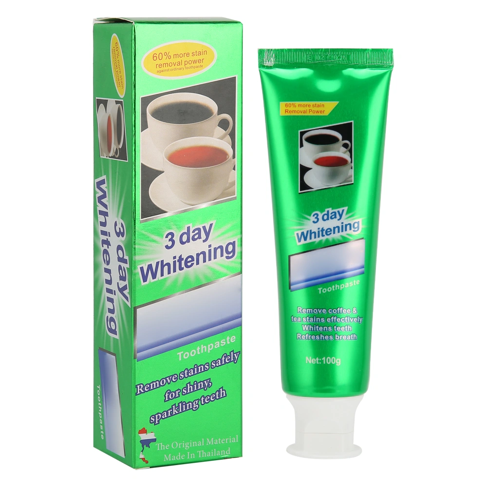 Organic Whitening Toothpaste Tea Coffee Stains Removal Toothpaste Teeth Protection Toothpaste