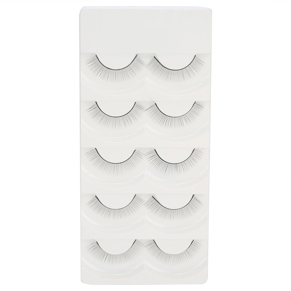 5 Pairs Eyelash Makeup Practice False Eyelashes SelfAdhesive False Lashes Set (8mm)