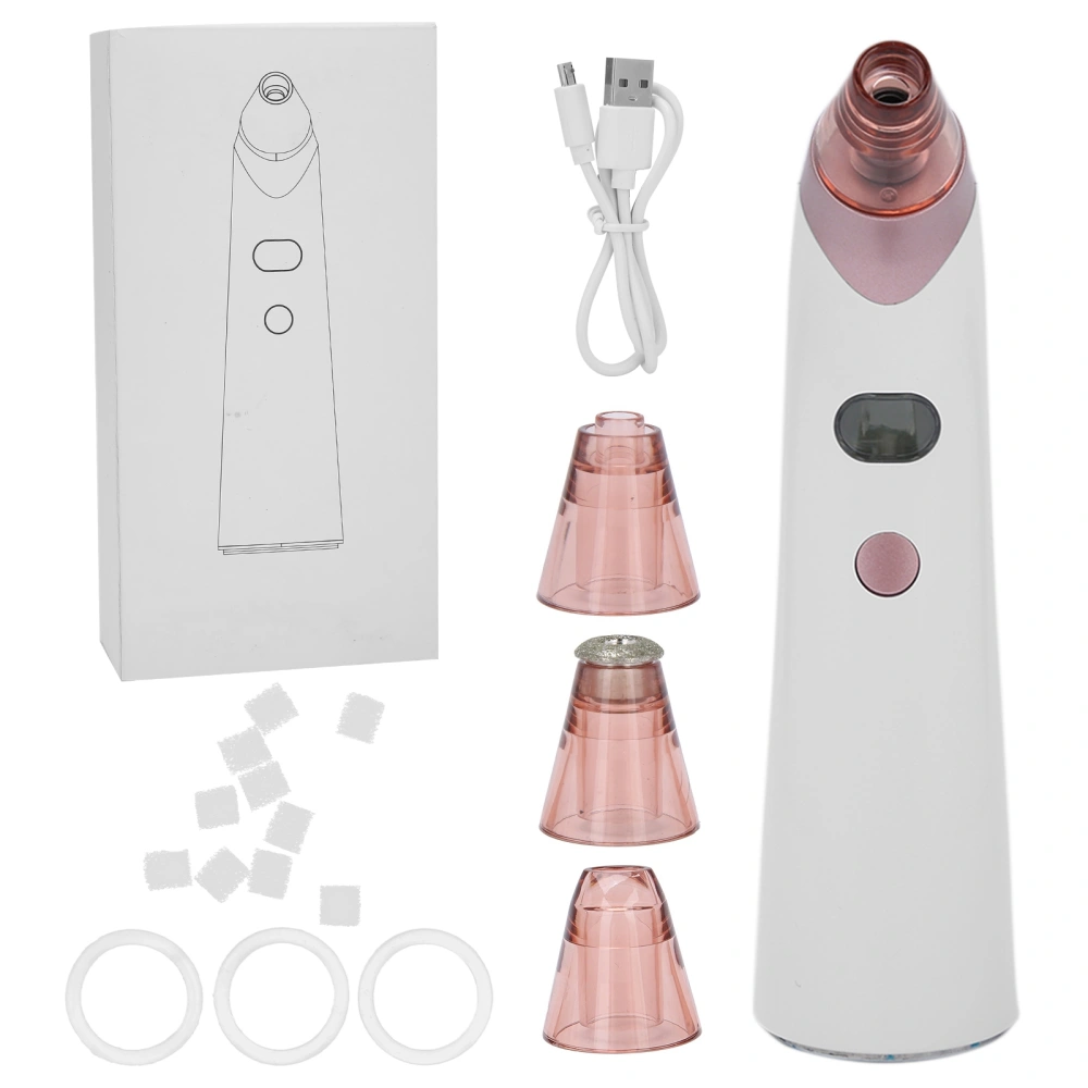 Electric Blackhead Remover Facial Acne Comedo Extractor Rechargeable Blackhead Suction Tool