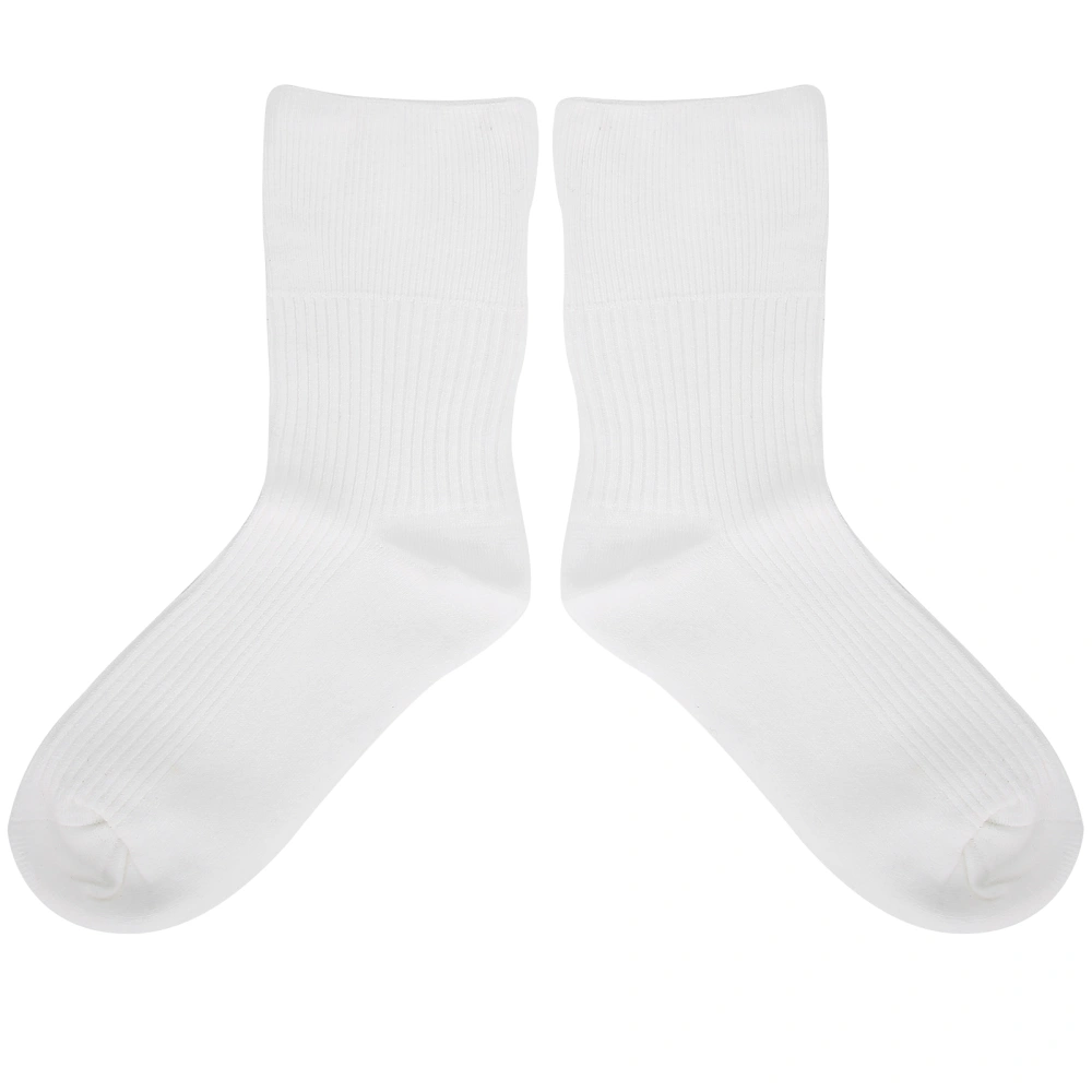 Diabetic Foot Socks Diabetic Foot Care Non Binding Ankle Socks for Elderly Pregnant WomenWhite