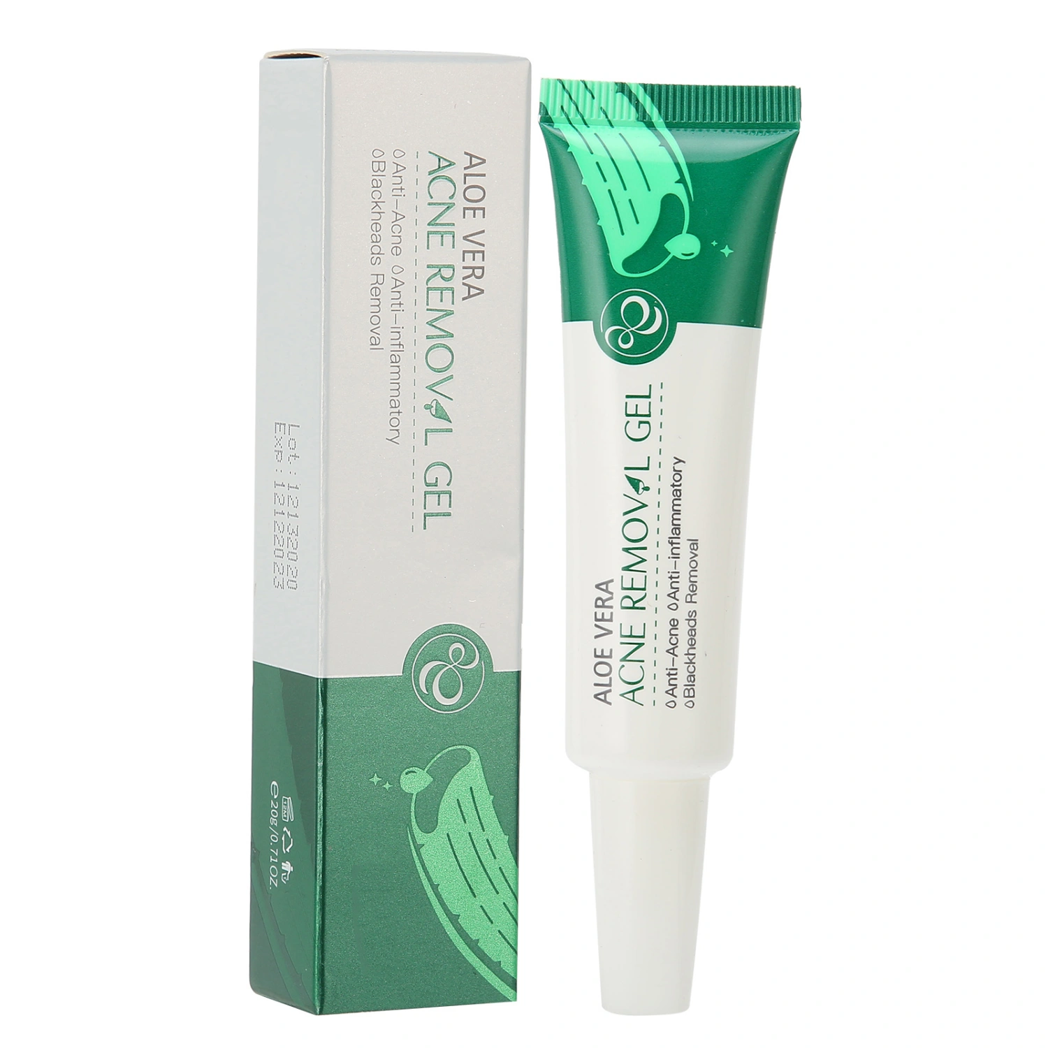 20g Aloe Vera Gel AntiAcne Gel Pimple Acne Marks Fading Removal AntiInflammatory Gel