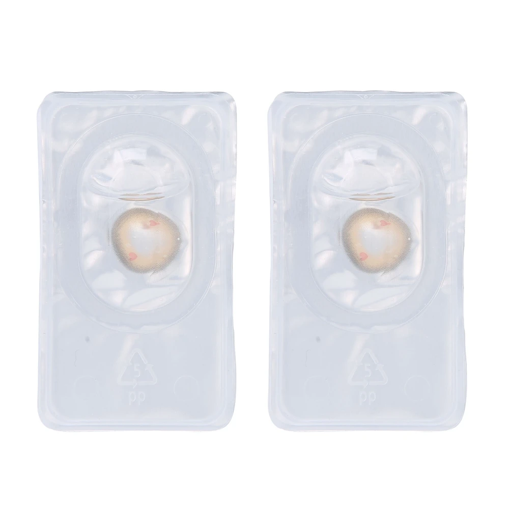 MRS.H Contact Lens 0 Diopter Colored Contact Lenses for Party Cosplay Cosmetics 14.2mm Brown