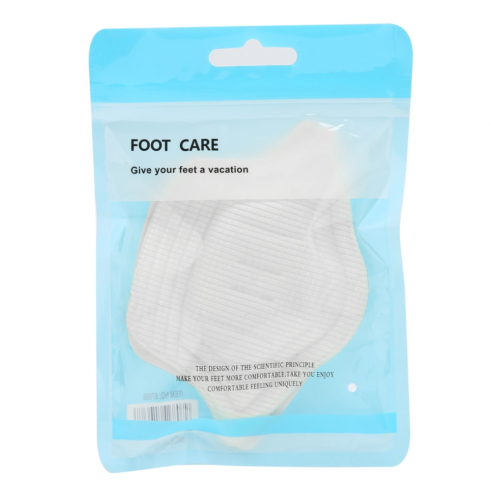 SelfAdhesive Shoe Heel Pads NonSlip Foot Cushion Pads Inserts Heel Grips Liner for Shoes(White )