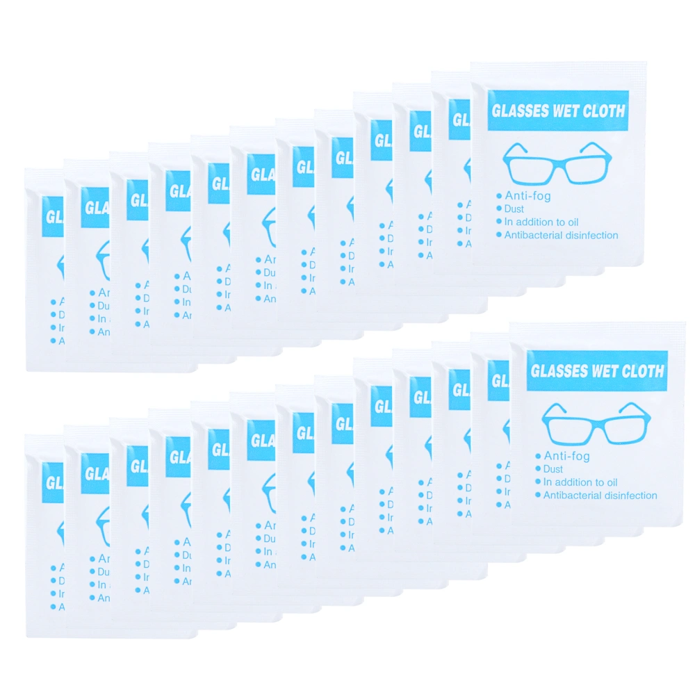 25pcs Disposable Glasses Cleaning Wipes Computer Screen Camera Lens Cleaning Wipes Set